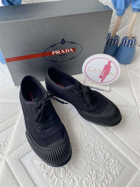 prada calzature donna nero